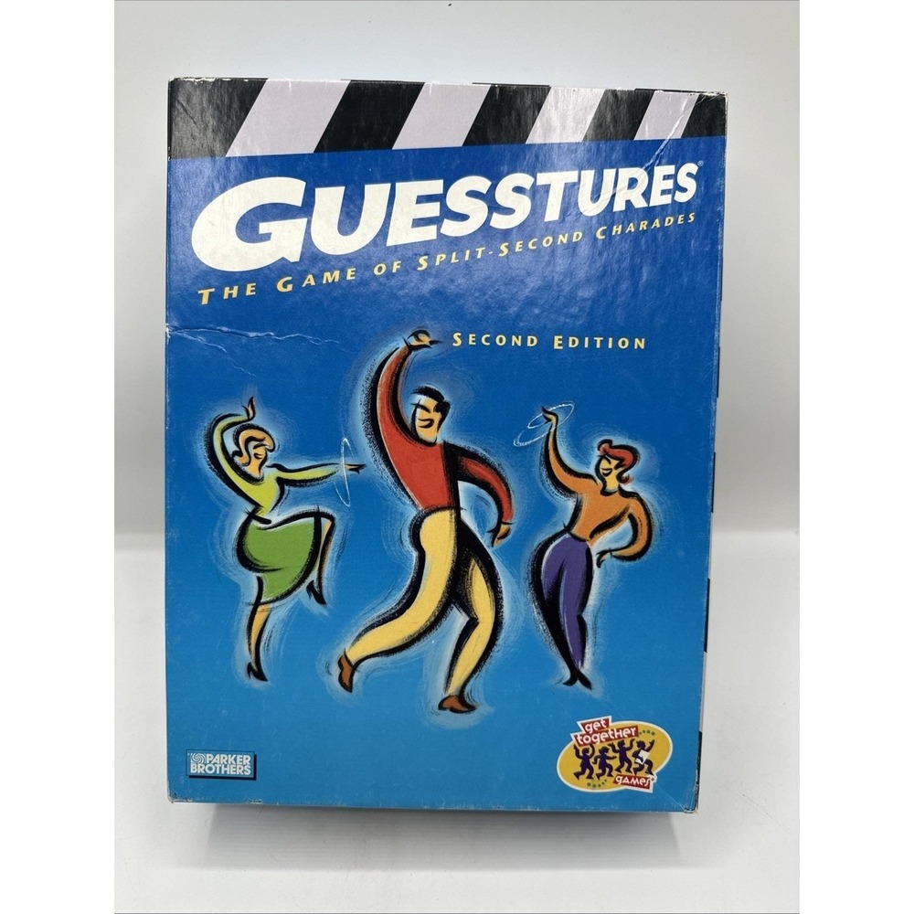 Guesstures Board Game 2nd Edition 2003 Parker Brothers Used Vintage